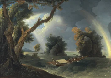 Storm op de Ganges, met Mevrouw Hastings bij de Col-gon Rotsen